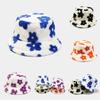 Plush Flower Embroidered Fisherman Hat With Wide Brim For Outdoor Winter And Spring Use
