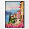 Colorful Abstract Travel Landscape Poster Greek Architectural Scenic Spots Canvas Painting Boho Wall Art Living Room Home Decor