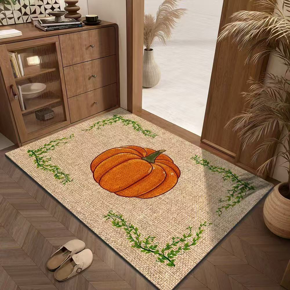 

Коврик для входной двери Бытовой износостойкий и противоскользящий коврик Входной коврик Впитывающий Быстросохнущий 40 * 60Cm