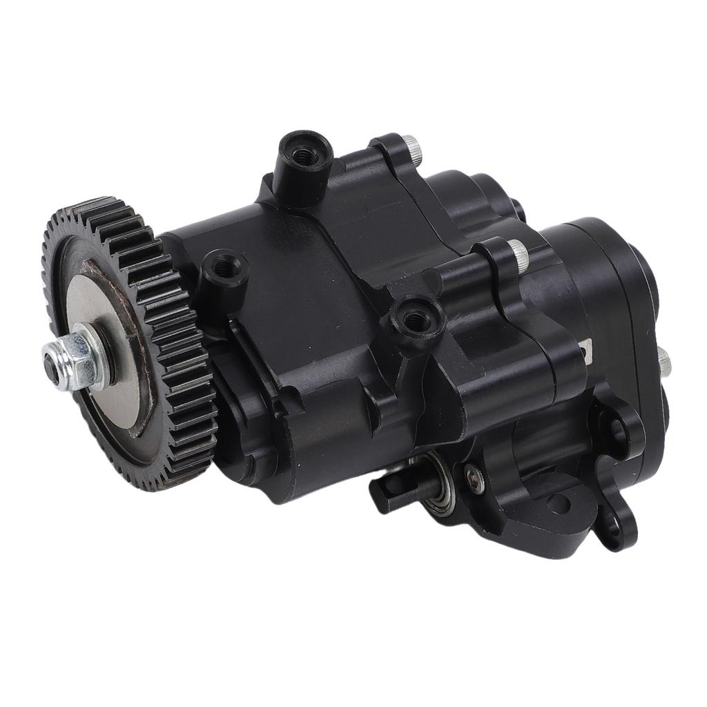 1/10 RC Car Transmission Case Gearbox with 45T Gear Alloy RC Metal Gearbox Assembly for Replacement