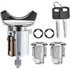 Door Lock Cylinder & Ignition Switch W/Keys Compatible With 1990-1995 Ford F150 F250 F350 E150 E250 E350 Bronco Ranger Mercury Grand Marquis