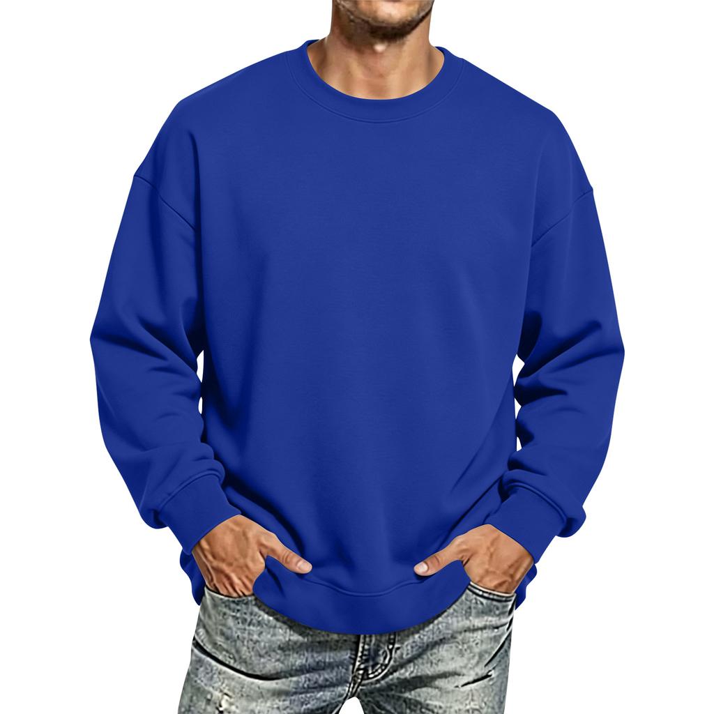 Unisex Long Sleeve Neck T-Shirt Couples Casual Sports Top for Men and Women