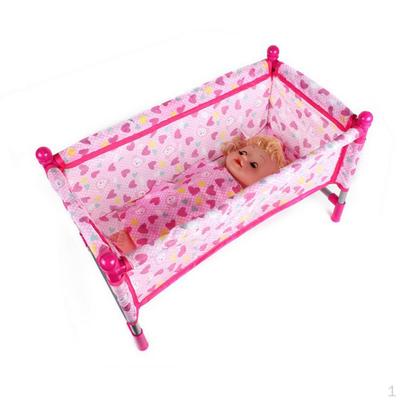 Lindo conjunto de cama, para boneca de polegada, também casa de bonecas, móveis para quarto infantil, decoração de brinquedo