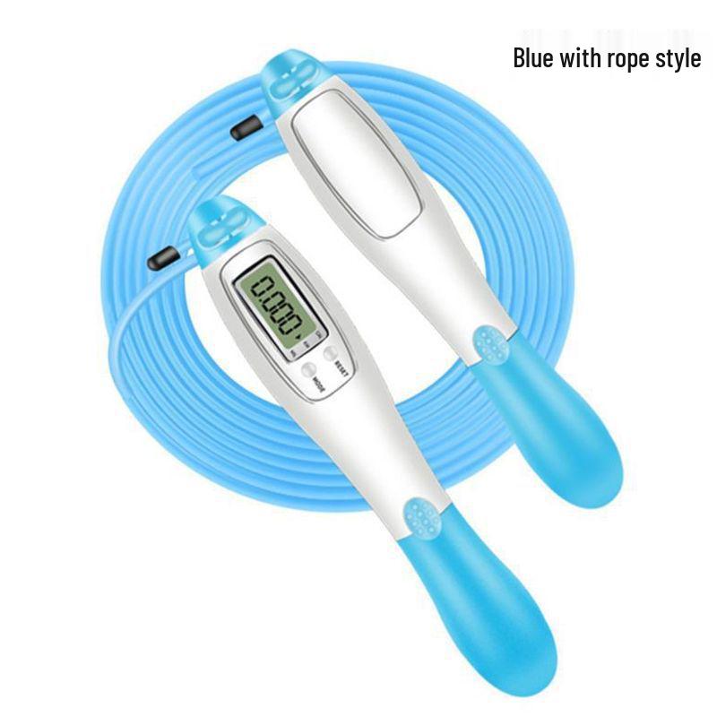 Electronic Skipping Rope for Fitness and Exercise - Suitable for Middle and Primary School Students with Steel Wire Rope