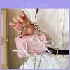 Chic Mini Crossbody Bag With Bowknot And Pearls For Girls In Spring Summer 2024