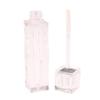 1 st 3,5 ml Tomma Genomskinliga Läppglansrör Plast Fyrkantiga Vågiga Läppbalsamrör Läppstift Mini Prov Kosmetisk Behållare