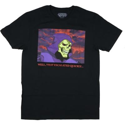 Masters of The Universe T-Shirt Men's Skeletor That Escalated Quickly Adult Short Sleeve Tee