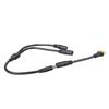 XT60 Male to Double DC8020 Female Power Cable 55cm 14AWG High Current 20A Suitable for Solar Panel Portable Chargings