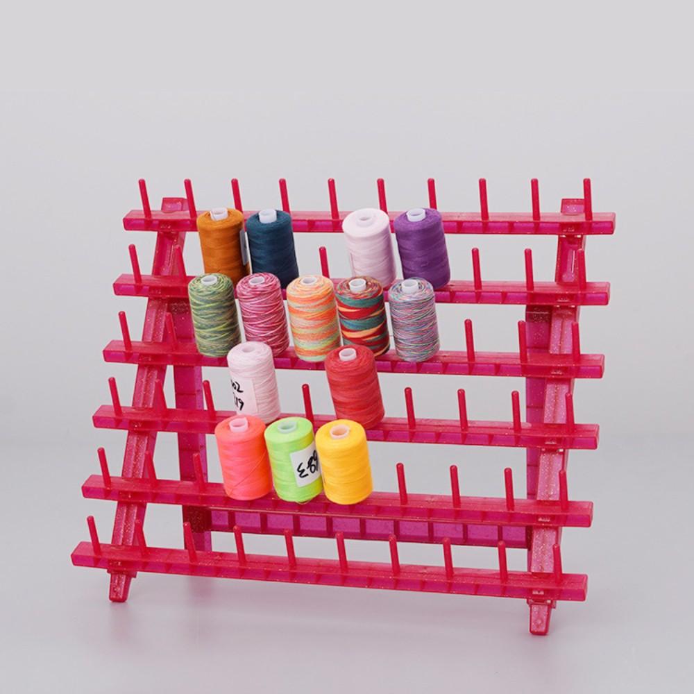 Sewing Thread Rack Holder, Thread Organizer Portable Shelf Spool Rack Spool Stand for Embroidery Hobbyists Jewelry Tailors