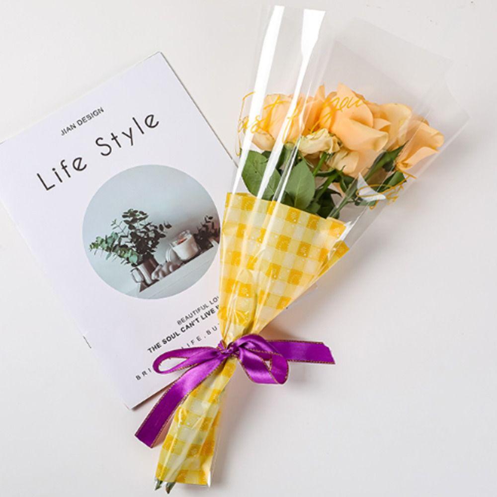 30PCS Waterproof Flower Wrapping Paper Package Supplies Bouquet Packing Material Wedding