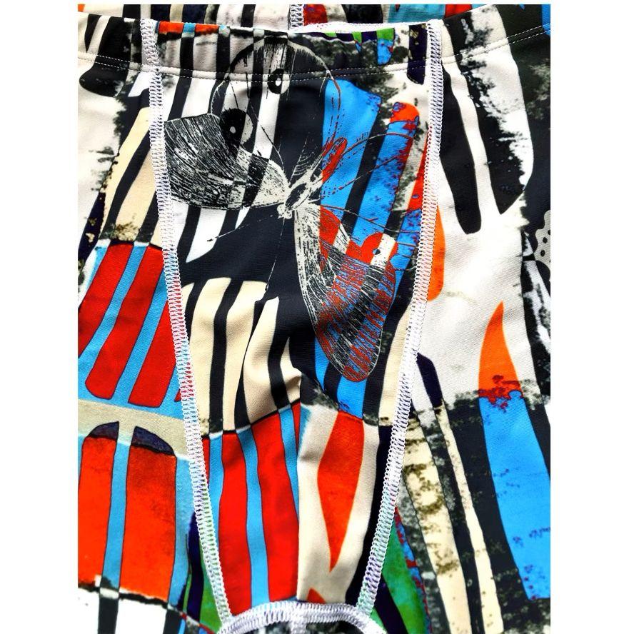 MMA UFC Muay Thai Kickboxing Boxing Cartoon Patchwork Casual Shorts Gym Sport Unisex Men Women Workout Quick Dry Print Elastic High Waist Training