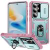 Heavy Duty Armor Lens Protection Case For Samsung S26 Ultra S25 S24 FE S23 S22 S21 S20 A34 For Magsafe Magnetic Holder Cover