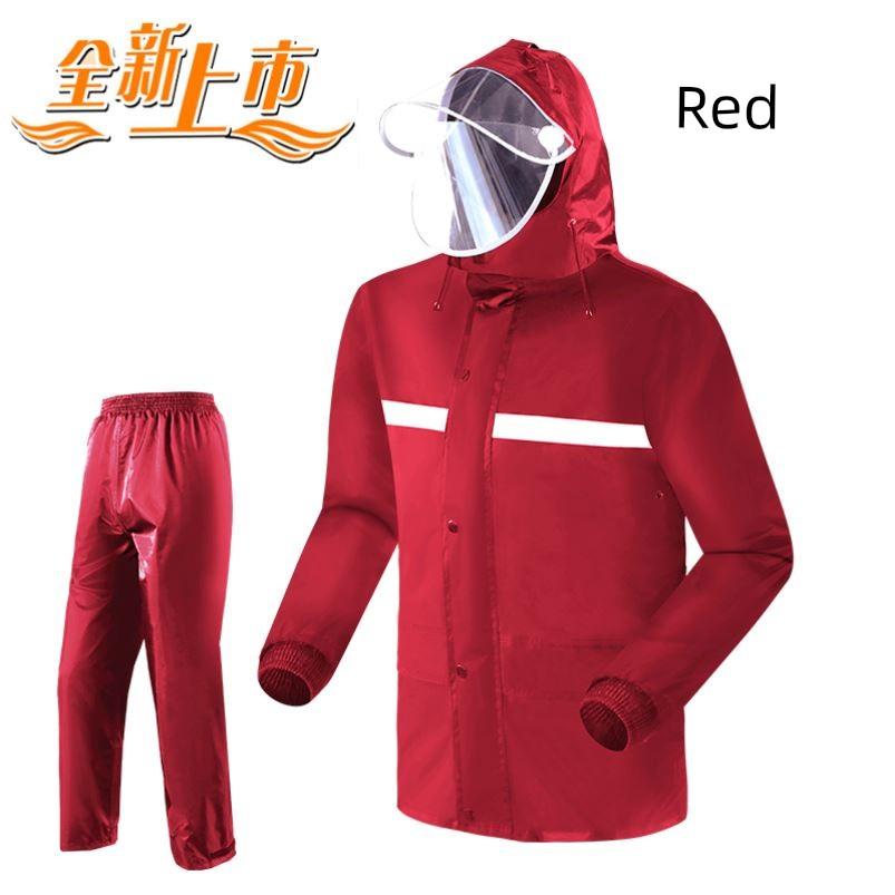 Motorcycle Raincoat Top Single-Piece Split Set Raincoat Rain Pants Men's Rainstorm Prevention Riding Protective Express Delivery outside Buy ^
