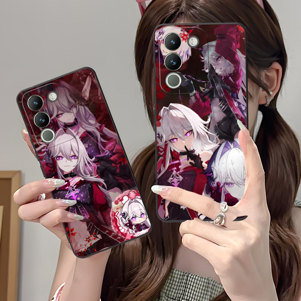 HSR Thelema Matte TPU Mobile Phone Case for VIVO V60 V50 V40 V30 V29 V27 V25 V23 Pro Lite 5G Colorful Printing Cover