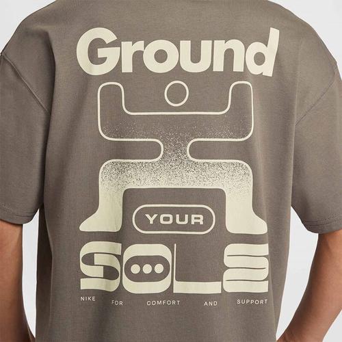 Nike Men's Breathable Sports Short-Sleeve T-Shirt In Brown