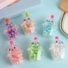 Creative Pearl Milk Tea Cup Squeeze Toy Soft Pearls Ball Pinching Fun Toy Office Use