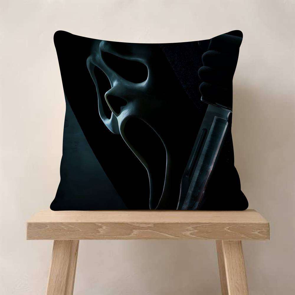 Horror Movie Scream Pillow Cover For Bedroom Room And Living Room Sofa Decorative Cushion Cover