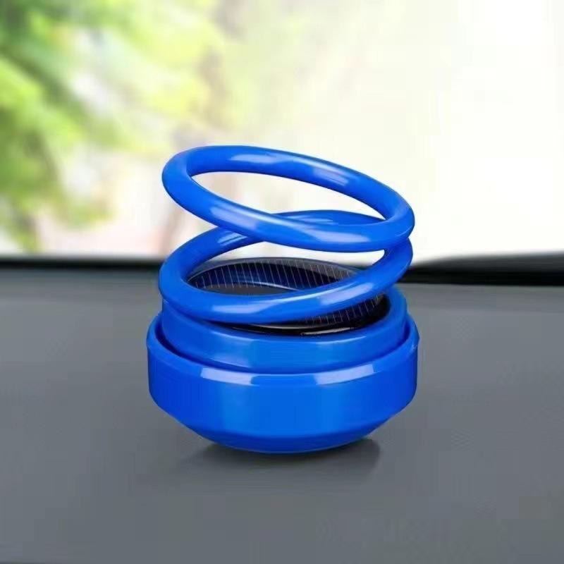 Solar Powered Car Perfume Aromatherapy Diffuser 360-Degree Rotation Air Freshener Automotive Interior Dashboard Decoration