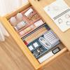 4 Grids Drawer Organizer Dirt-proof PP Home Office Drawer Tray Divider for Dorm