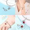Charm Bead Charms Plata Zircon Crab WhaleBeads for Charm Bead Charms copper Bracelets Bead Charms Jewellery Making Womens Gift