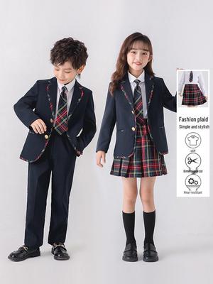 Children's British Style School Uniform and Performance Outfit