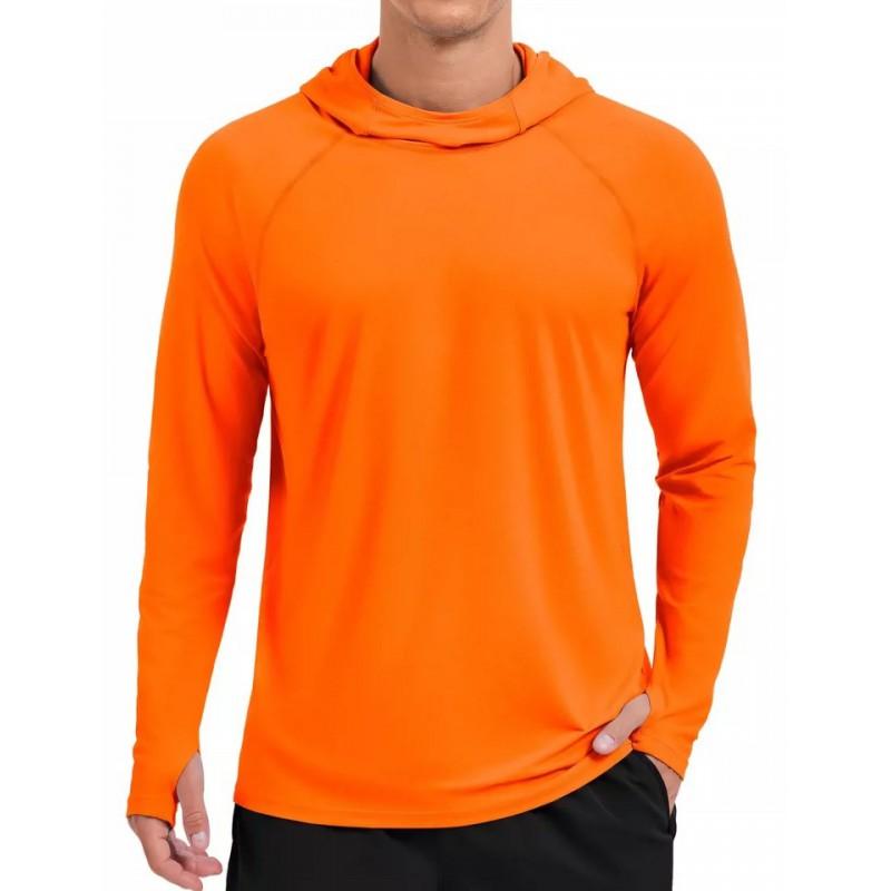 Lightweight Hooded Fishing Shirt Quick Dry UV Protection Breathable Long Sleeve Outdoor Angling Summer Fall