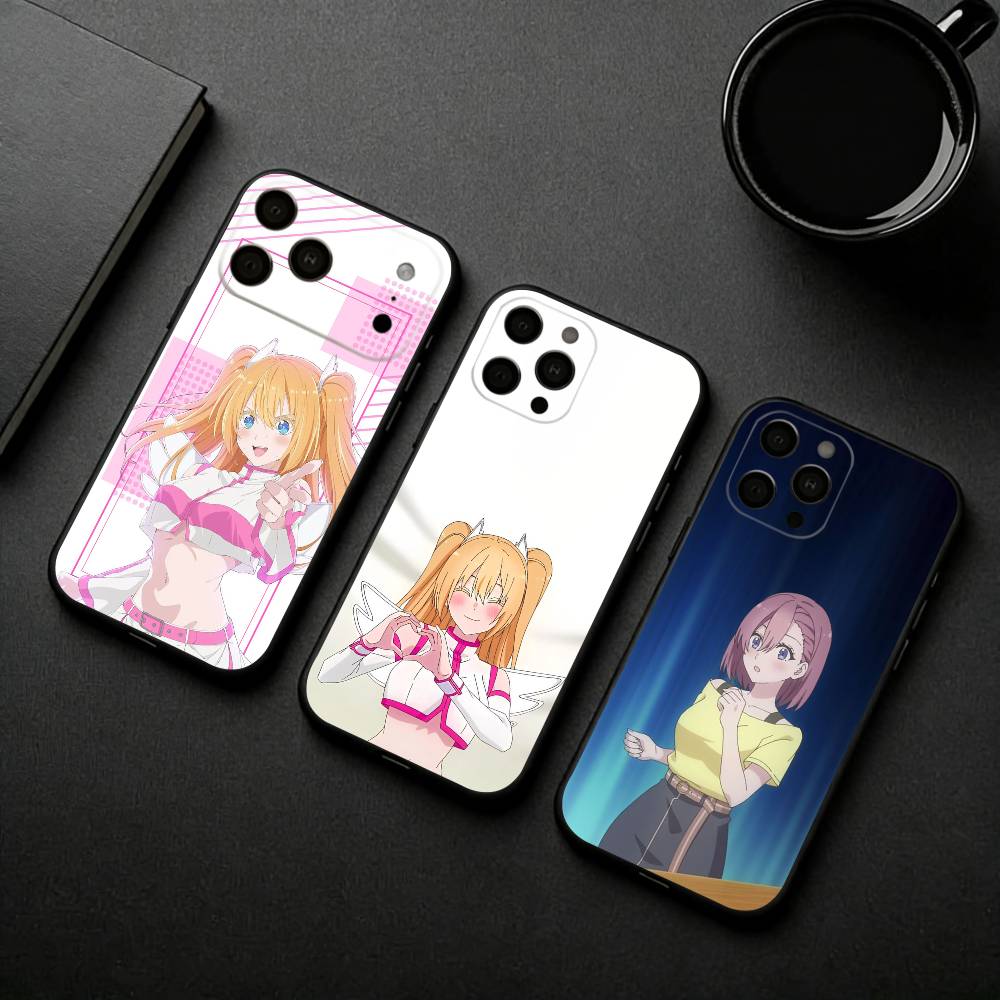 2.5 Dimensional Seduction Amano Ririsa Phone Case For iPhone 17pro,16,15,14,13,12,11 Plus,Pro Max,XS,Soft Silicone Black Cover
