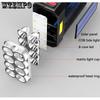 Solar Rechargeable USB Strong Light Flashlight Super Bright Led Flashlight Portable Searchlight Distant Light