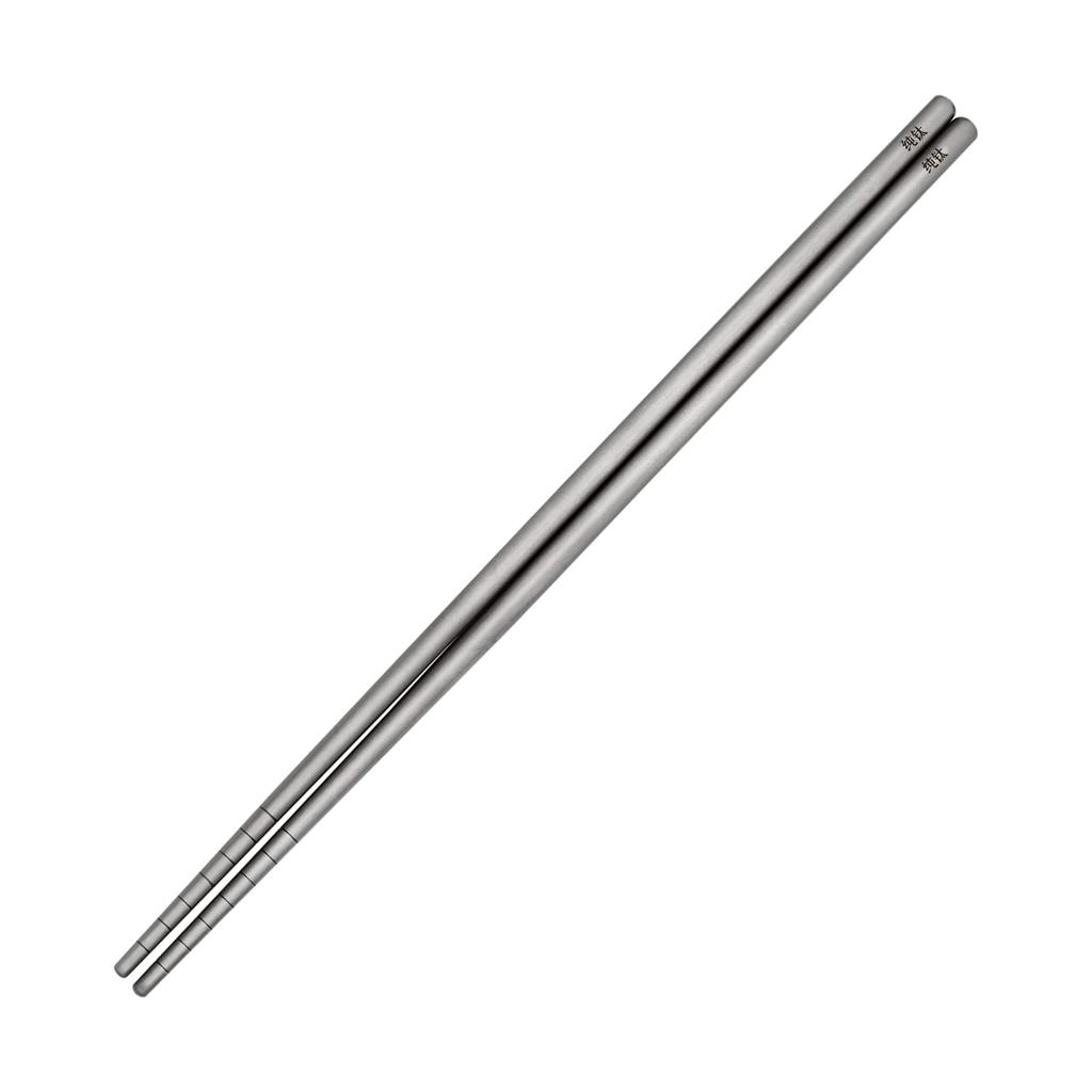 Carimee Titanium Chopsticks Hollow Ideal for and Business with Storage Suitable for and One - Non-slip, Unpainted, Structure, Lightweight, Durable,
