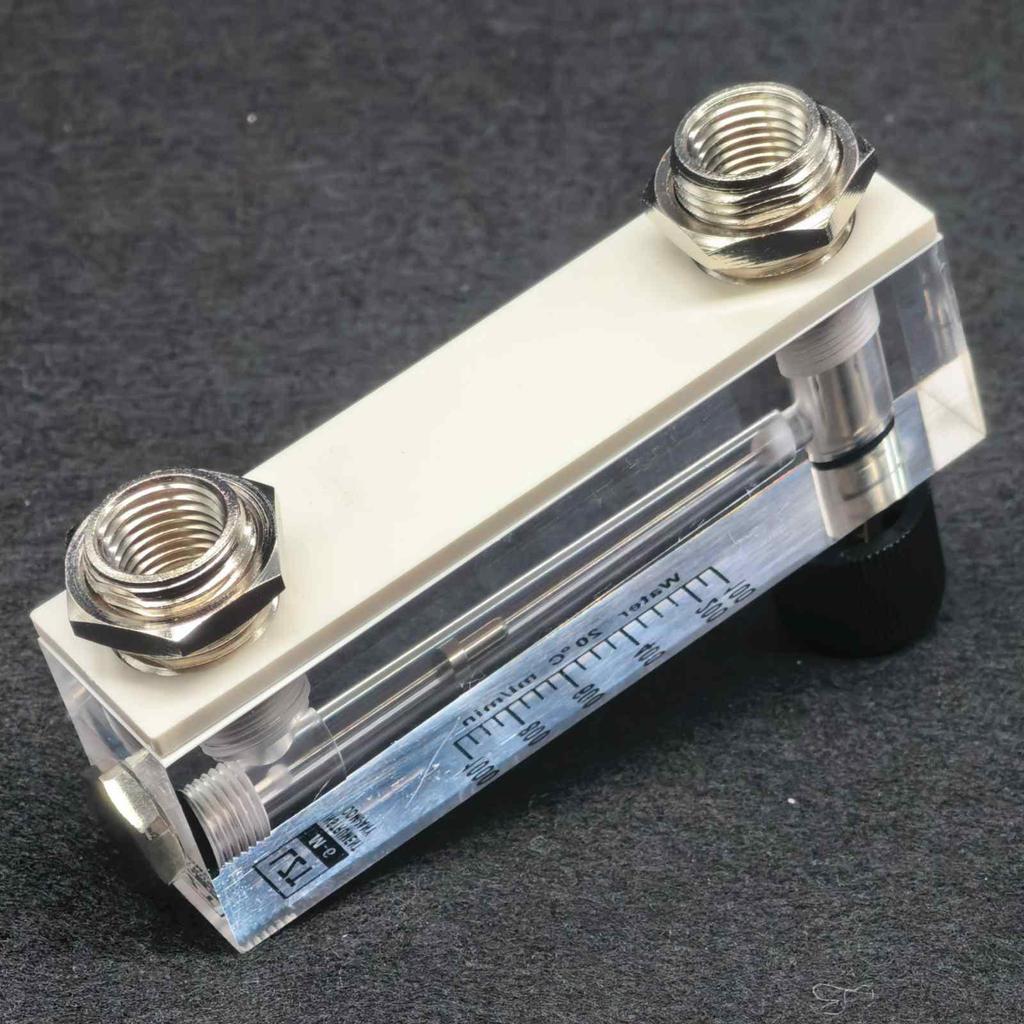 LZT-6T 0.1-100LPM 10-500ml/min Gas Flowmeter Air Flow Meter 1/4" BSP Female Square Panel Type Rotameter