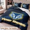Warrington Wolves Printed Bedding Set Custom Name Text 1 Duvet Cover 2 Pillowcases For Bedroom