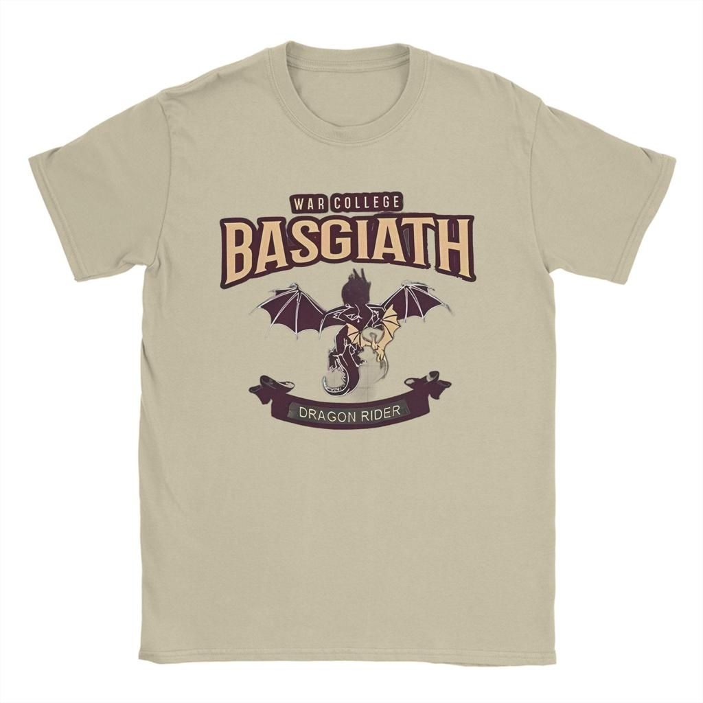 Printed Basgiath War College Tshirts Men's Cotton Short Sleeve Beifong Metalbending Academy Round Neck Summer Top Tee