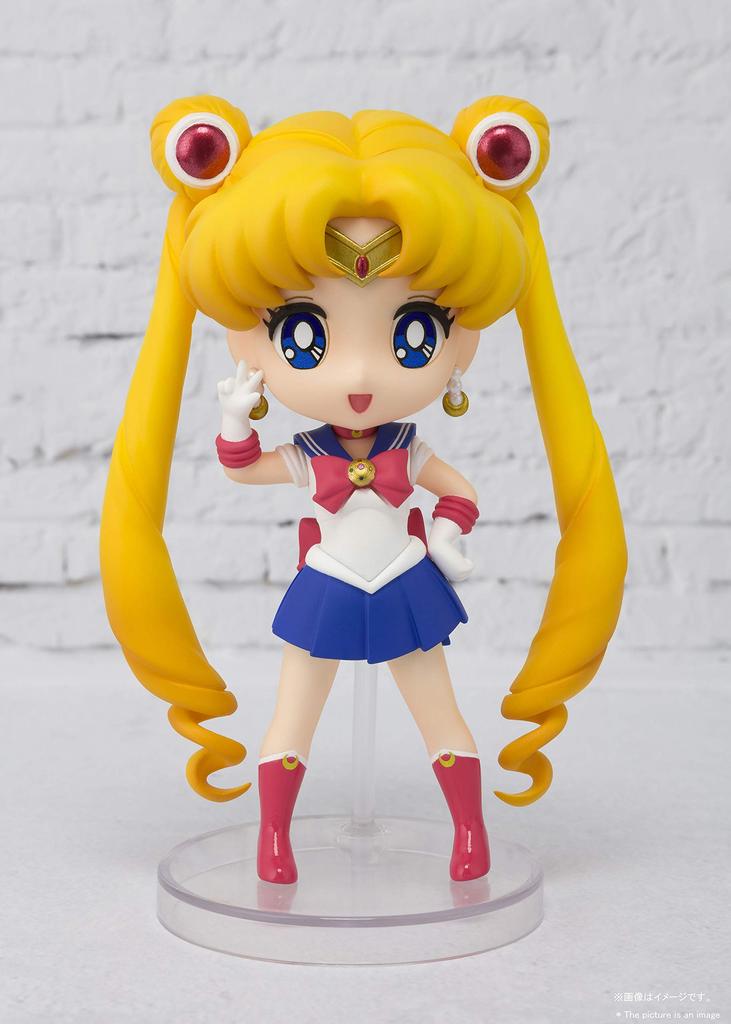 TAMASHII NATIONS Figuarts mini Pretty Guardian Sailor Moon Sailor Moon (Videresalgsutgave) Omtrent 90 mm PVC & ABS Malt Bevegelig Figur