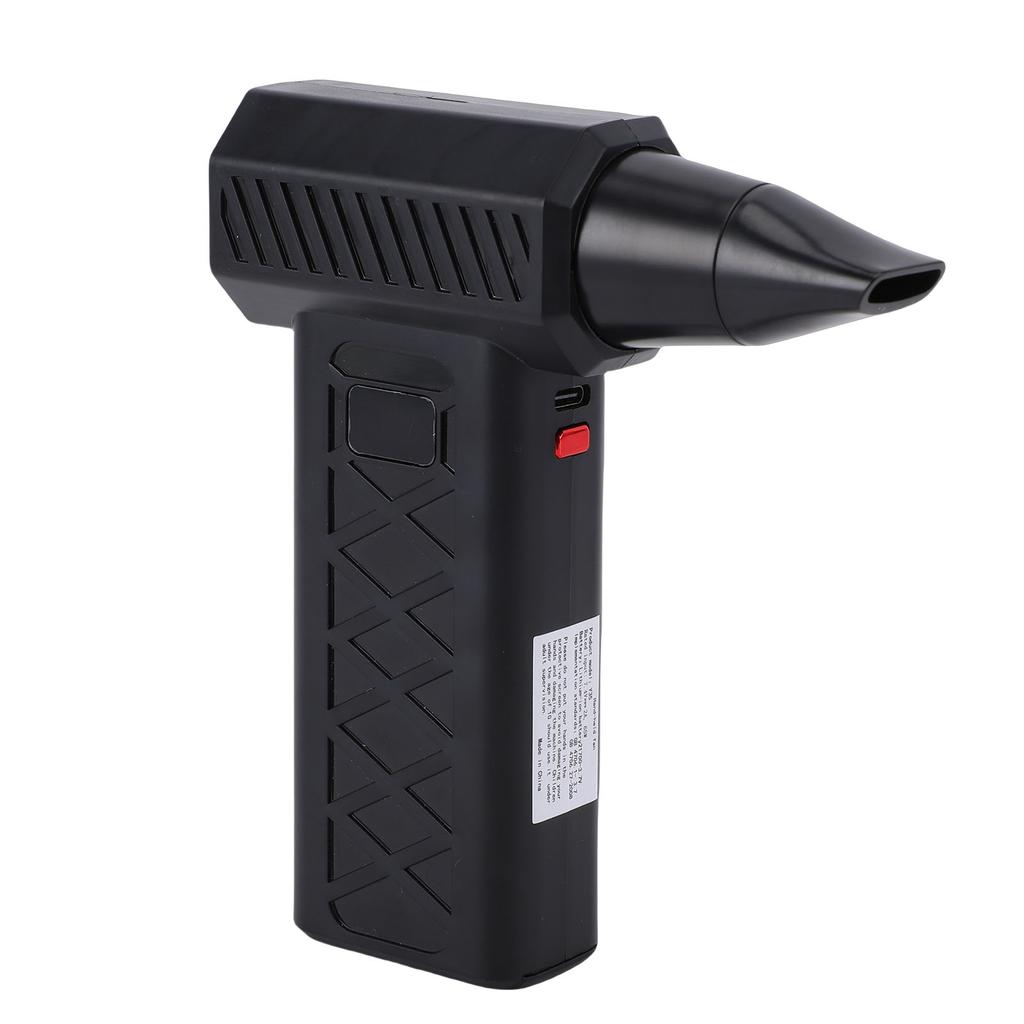 Duster LED Digital Display High Power High Speed Portable Electric   Blower Duster with Emergency Light for Outdoor Travel