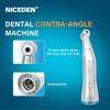 Niceden Dental Low Speed Handpiece Kit Air Turbine Straight Contra Angle Air Motor Inner Water Spray 2/4Holes