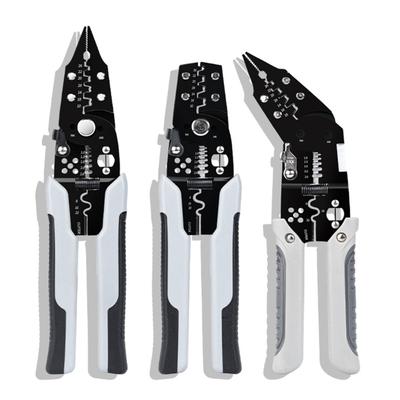 Professionelle Crimpzange mit ergonomischem Griff Multifunktionales Abisolier-Crimpzangen-Werkzeug für Drahtverbindungen
