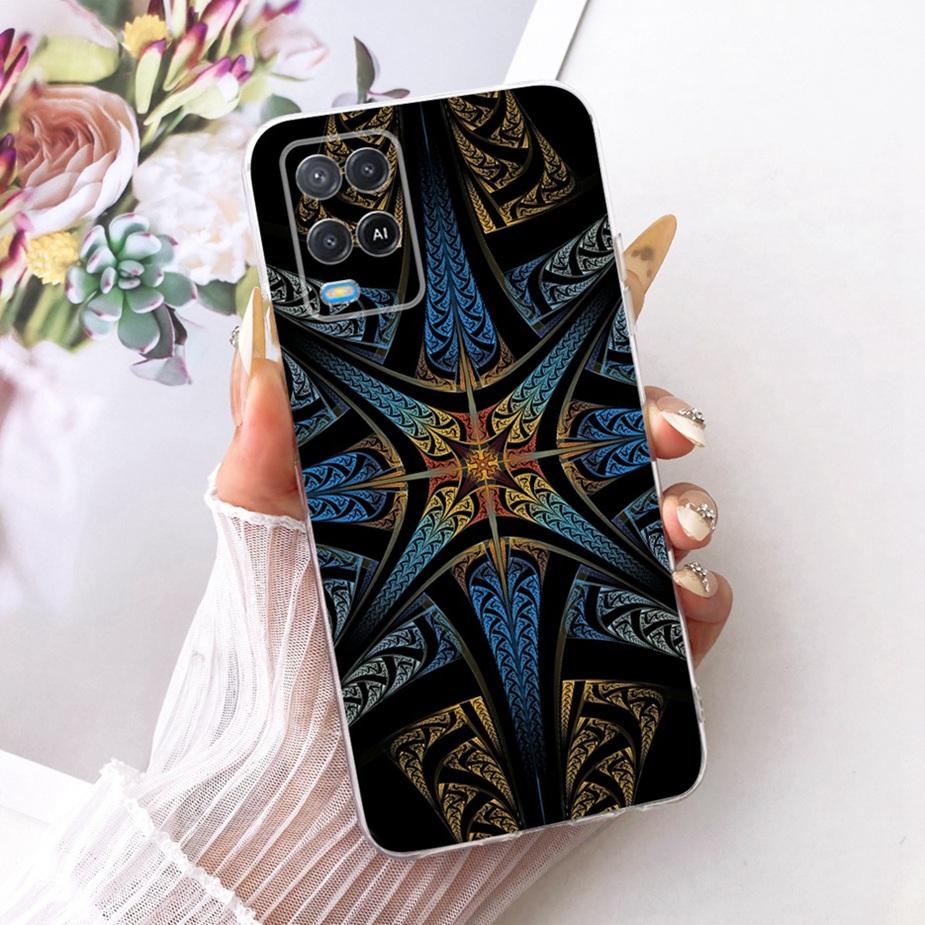 For Oppo A54 4G Case CPH2239 Luxury Butterfly Painted Cover Soft Silicone Phone Case For Oppo A54 5G A 54 s OppoA54s Fundas Bags