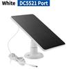 10W 5V IP Monokristallines Sicherheitskamera-Ladegerät Typ-C DC5521 Solarpanel-Kit Wandhalterung IPX6 für intelligente Türklingelkamera