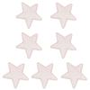 7Pieces Colorful Sequined Star Patches Clothing Craft Materials Fabric Applique For Hairclip And Craft Applications