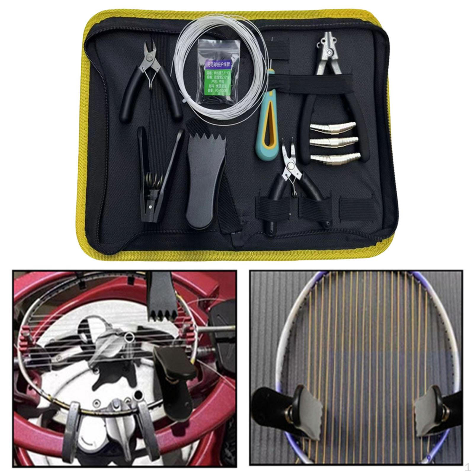 

Badminton Stringing Tool Kit Awl Professional for Tennis Racket Manual Tools