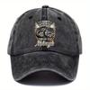 Motorcycle Dream Biker Baseball Cap Washed Cotton Distressed Dad Hat Adjustable Outdoor Sports Cap