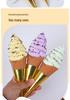 PVC Chocolate Chip Ice Cream Model 20CM - Large Fake Cone Display for Decoration and Photography