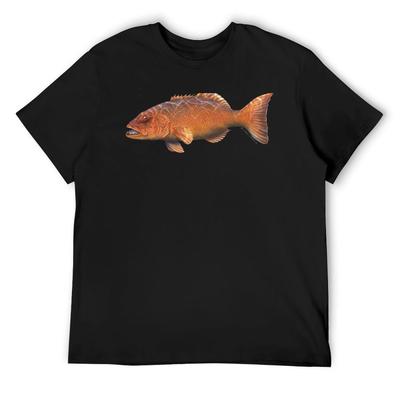 Coral Trout T-Shirt T-shirts Oversize Topping Vintage Tee Shirts for Men
