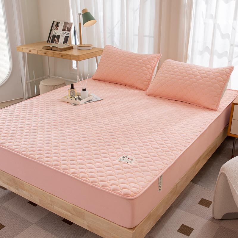Maternal and Infant Grade Raw Cotton Padded Bed Sheet, Soybean Fiber Embroidered Mattress, and Mattress Cover with Simmons
