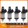 Fuel Injectors 06164PL2L00 06164PK2010 FJ267 For Honda Acura Accord Civic Integra CRX Prelude NSX 2.0 2.2 2.3L 4PCS