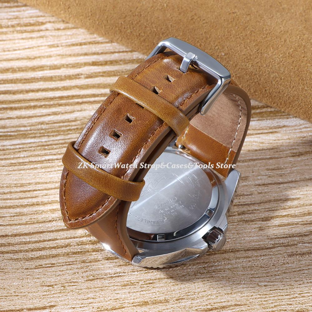 Genuine Leather Watchband Strap 18mm 20mm 22mm 24mm 26mm Black Brown Wristband Soft Quick Release Band for DW for Seiko Bracelet
