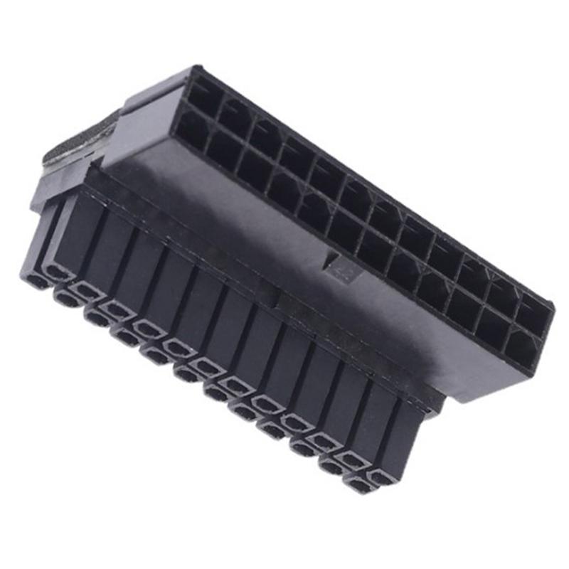 Atx 24Pin 90 Degree 24 Pin To 24Pin Power Plug Adapter Mainboard Motherboard Power Connectors Modular For Power Supply Cables