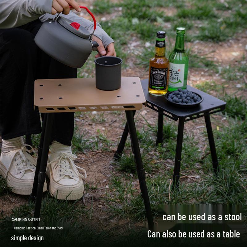 Compact Folding Outdoor Table for One - Mini Portable Picnic/Camping Table
