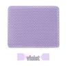 Washable, Anti-Slip Double-Layer EVA Cat Litter Mat – Splash-Proof Cat Rubbing Mat for Litter Boxes
