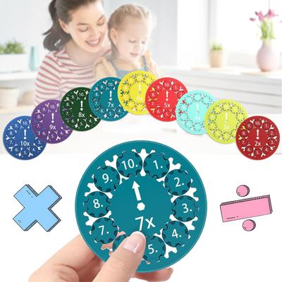 Jucării Fidget Copii din clasa I, Jocuri Puzzle Rake Cadou pentru de la 6-10, Jucărie Montessori interactivă pentru învățarea înmulțirii și împărțirii